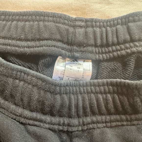 Adidas Black Joggers with White Accents - Picture 3 of 3